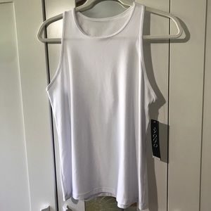 VOGO white athletic tank top